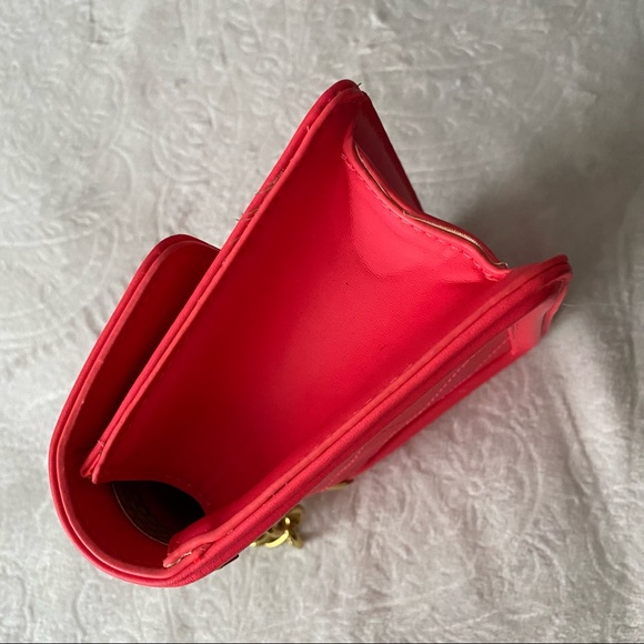 Pink Gold Chain Handle Mini Bag - Picture 7 of 10